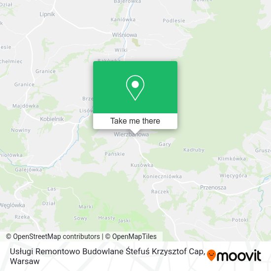 Usługi Remontowo Budowlane Śtefuś Krzysztof Cap map