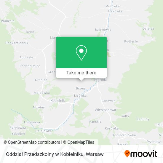 Oddział Przedszkolny w Kobielniku map