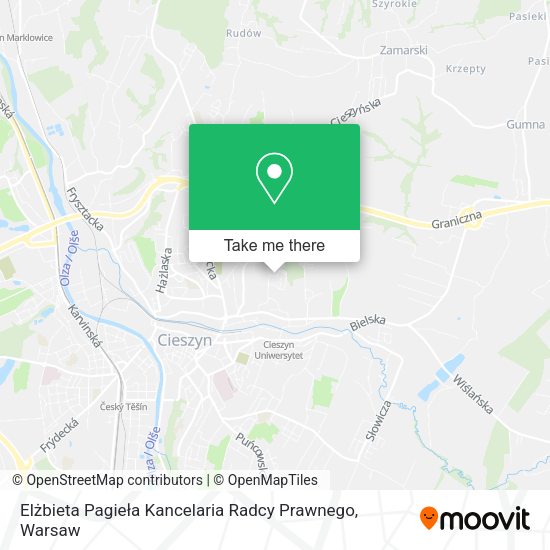 Elżbieta Pagieła Kancelaria Radcy Prawnego map