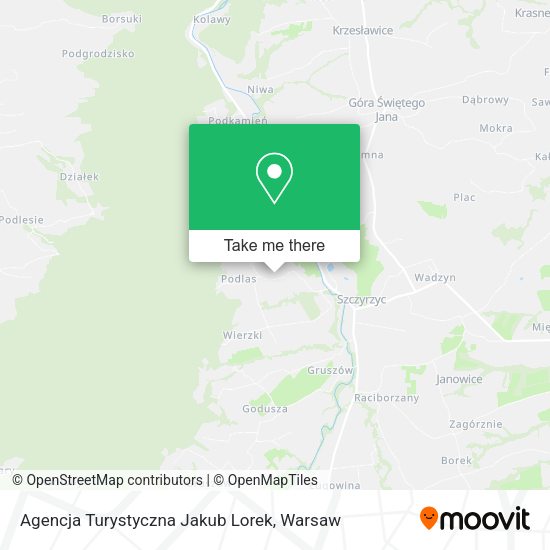 Agencja Turystyczna Jakub Lorek map