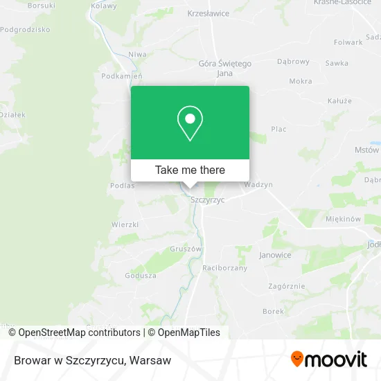 Карта Browar w Szczyrzycu