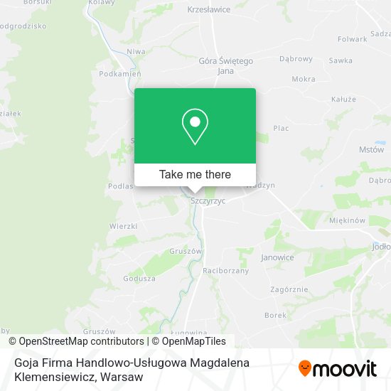 Goja Firma Handlowo-Usługowa Magdalena Klemensiewicz map