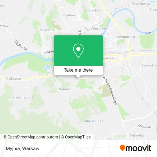 Карта Myjnia