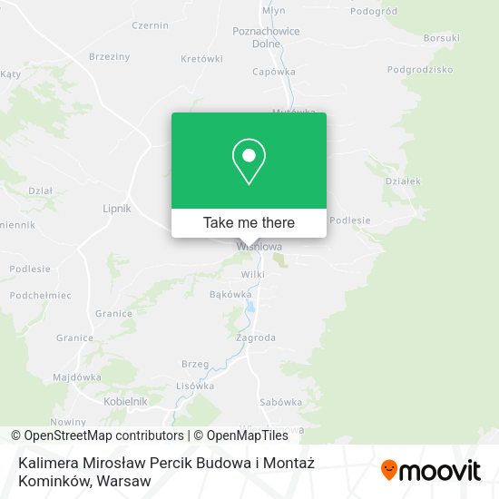 Kalimera Mirosław Percik Budowa i Montaż Kominków map