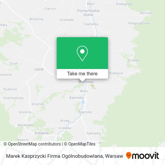 Marek Kasprzycki Firma Ogólnobudowlana map