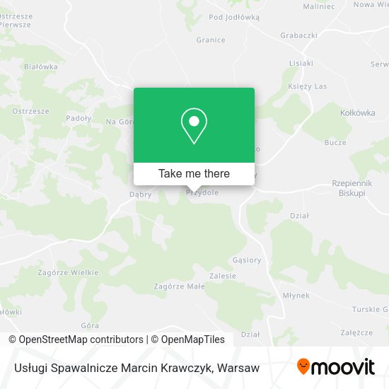 Usługi Spawalnicze Marcin Krawczyk map