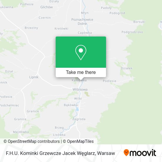 F.H.U. Kominki Grzewcze Jacek Węglarz map