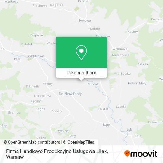 Firma Handlowo Produkcyjno Uslugowa Lilak map