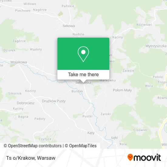 Карта Ts o/Krakow
