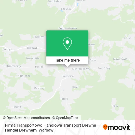 Карта Firma Transportowo Handlowa Transport Drewna Handel Drewnem