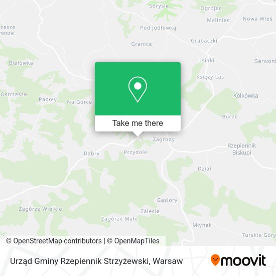 Urząd Gminy Rzepiennik Strzyżewski map