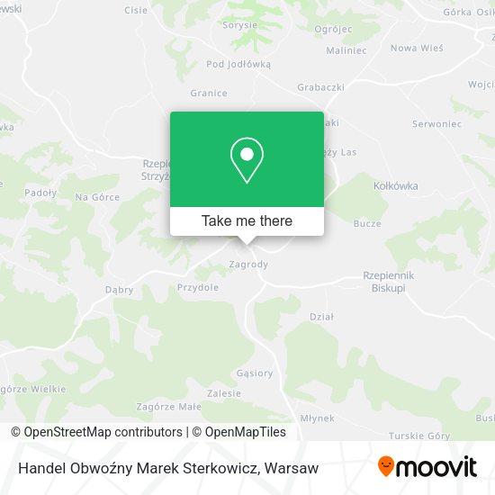 Handel Obwoźny Marek Sterkowicz map