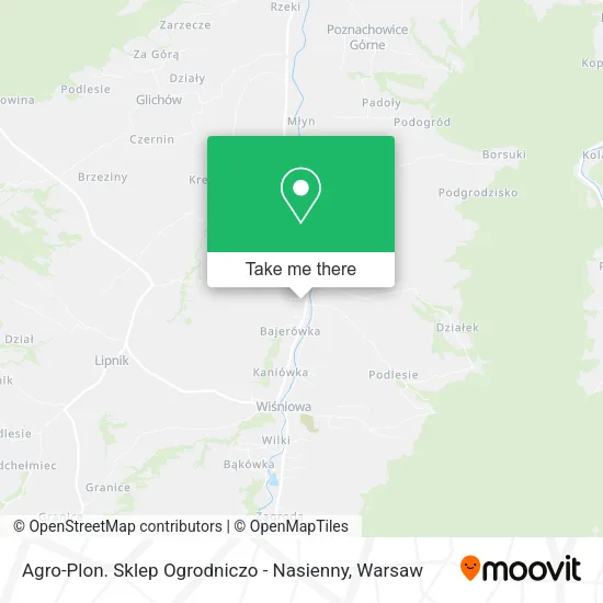 Карта Agro-Plon. Sklep Ogrodniczo - Nasienny
