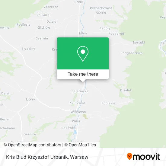 Карта Kris Biud Krzysztof Urbanik