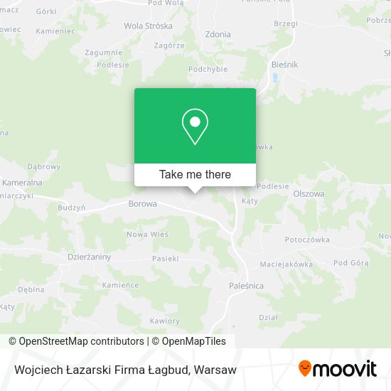 Wojciech Łazarski Firma Łagbud map