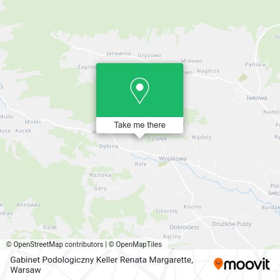 Gabinet Podologiczny Keller Renata Margarette map