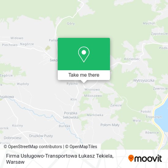 Firma Usługowo-Transportowa Łukasz Tekiela map