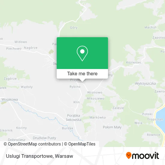 Uslugi Transportowe map