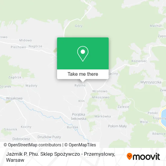 Jażmik P. Phu. Sklep Spożywczo - Przemysłowy map