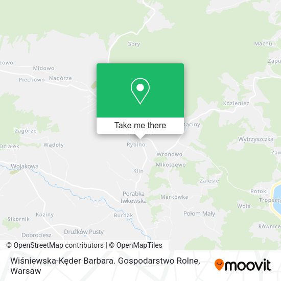 Wiśniewska-Kęder Barbara. Gospodarstwo Rolne map