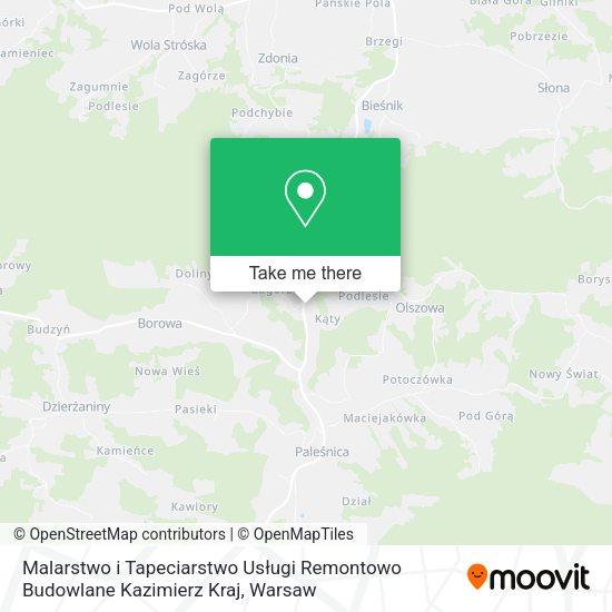 Malarstwo i Tapeciarstwo Usługi Remontowo Budowlane Kazimierz Kraj map