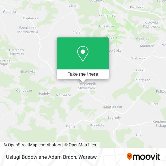 Usługi Budowlane Adam Brach map