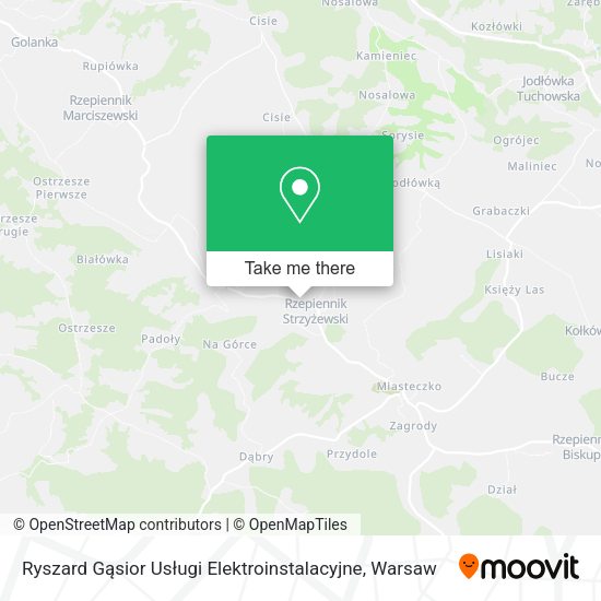 Ryszard Gąsior Usługi Elektroinstalacyjne map