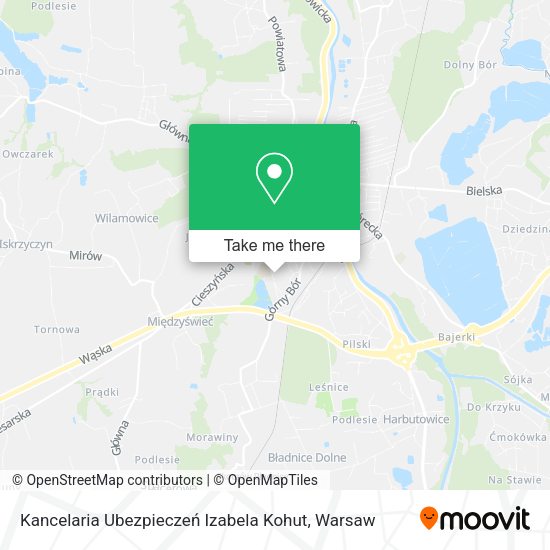 Kancelaria Ubezpieczeń Izabela Kohut map