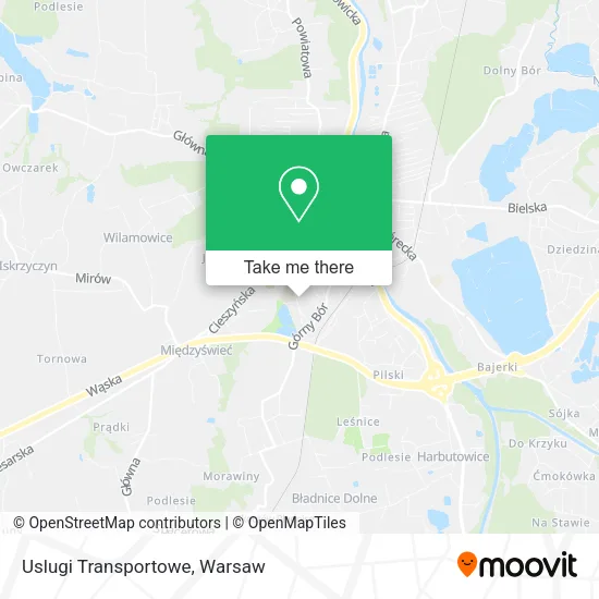 Карта Uslugi Transportowe