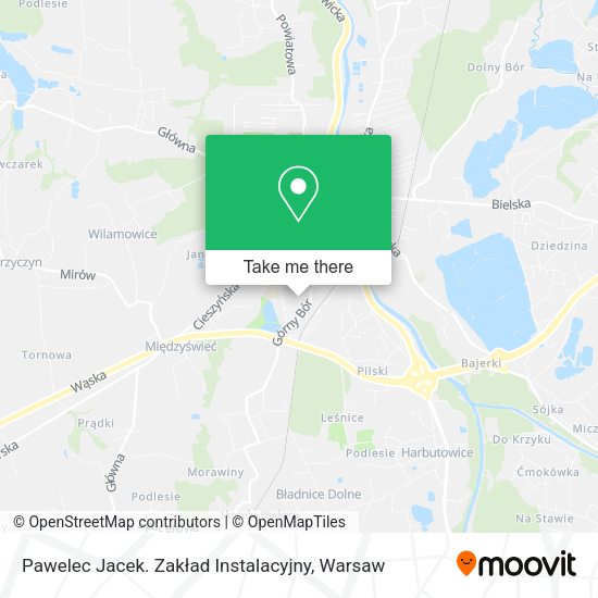 Pawelec Jacek. Zakład Instalacyjny map