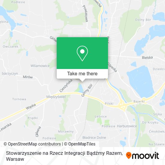 Stowarzyszenie na Rzecz Integracji Bądźmy Razem map