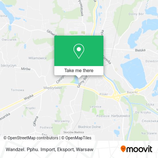 Wandzel. Pphu. Import, Eksport map