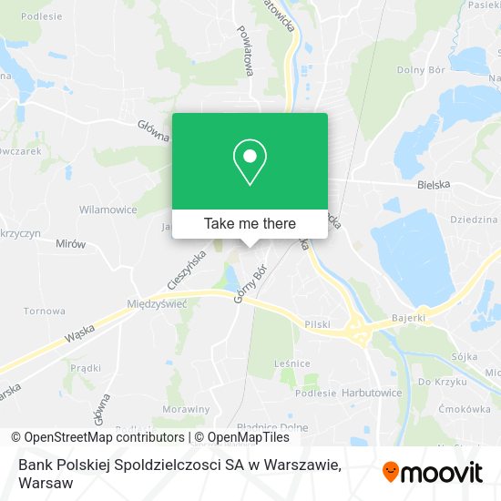 Bank Polskiej Spoldzielczosci SA w Warszawie map