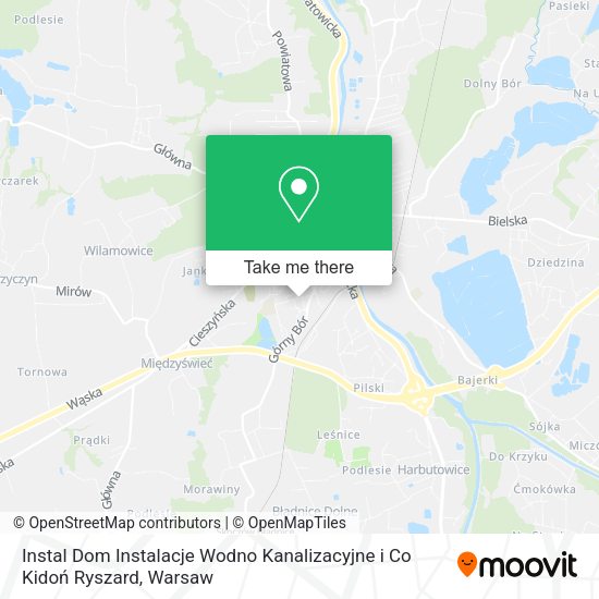 Instal Dom Instalacje Wodno Kanalizacyjne i Co Kidoń Ryszard map