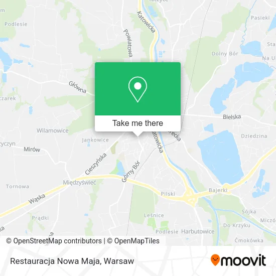 Карта Restauracja Nowa Maja