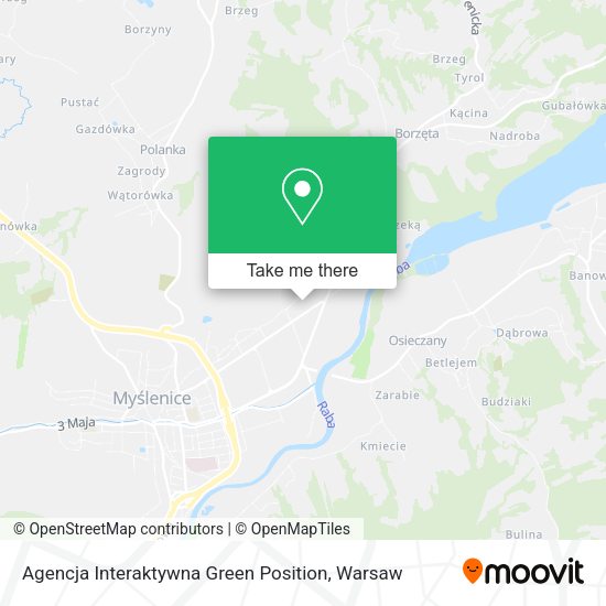 Agencja Interaktywna Green Position map