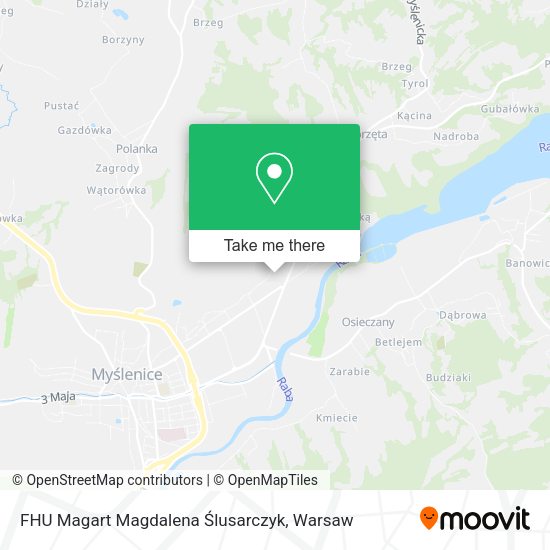 FHU Magart Magdalena Ślusarczyk map