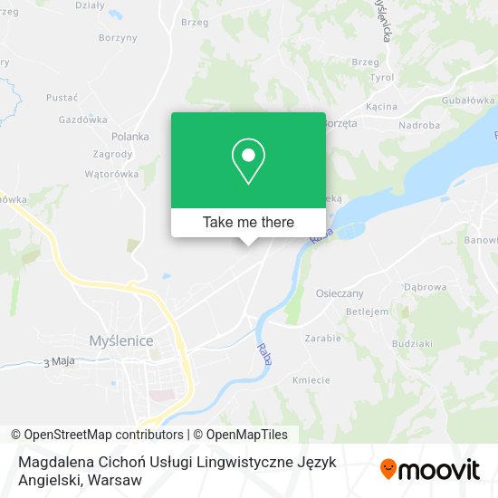 Magdalena Cichoń Usługi Lingwistyczne Język Angielski map