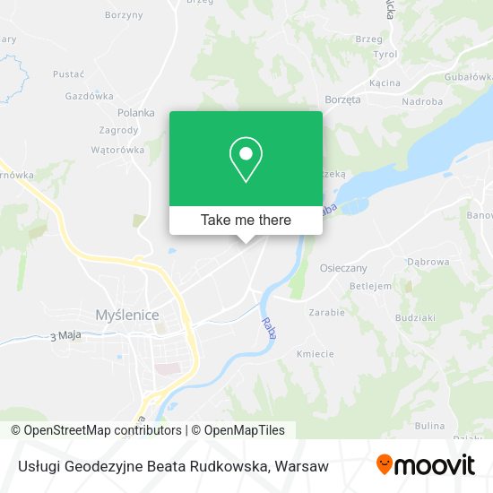 Usługi Geodezyjne Beata Rudkowska map