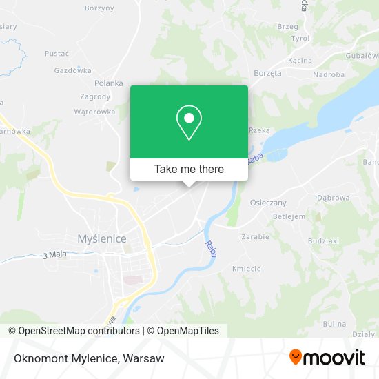 Oknomont Mylenice map