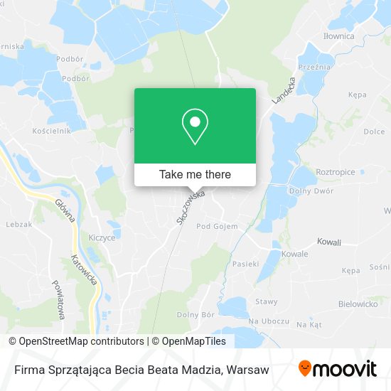 Firma Sprzątająca Becia Beata Madzia map