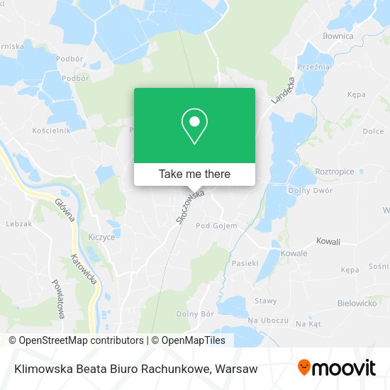 Klimowska Beata Biuro Rachunkowe map