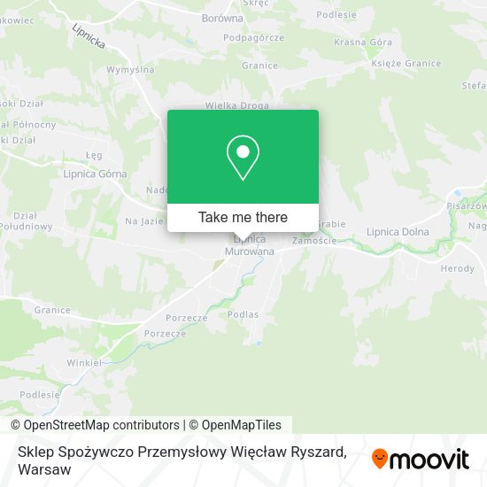 Sklep Spożywczo Przemysłowy Więcław Ryszard map