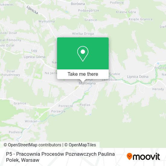 P5 - Pracownia Procesów Poznawczych Paulina Polek map