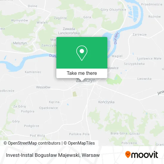 Карта Invest-Instal Bogusław Majewski