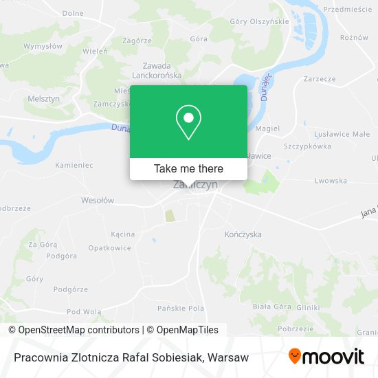 Pracownia Zlotnicza Rafal Sobiesiak map