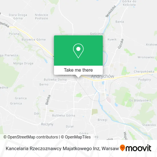 Карта Kancelaria Rzeczoznawcy Majatkowego Inz