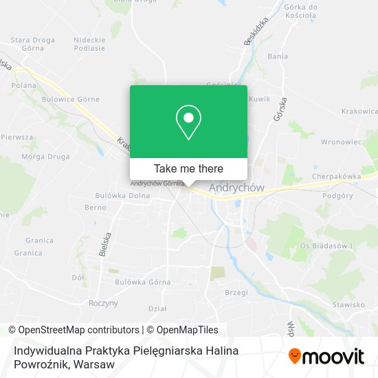 Indywidualna Praktyka Pielęgniarska Halina Powroźnik map