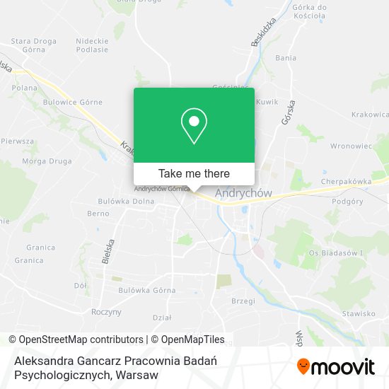 Aleksandra Gancarz Pracownia Badań Psychologicznych map