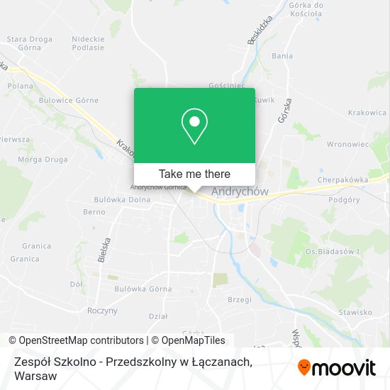 Zespół Szkolno - Przedszkolny w Łączanach map